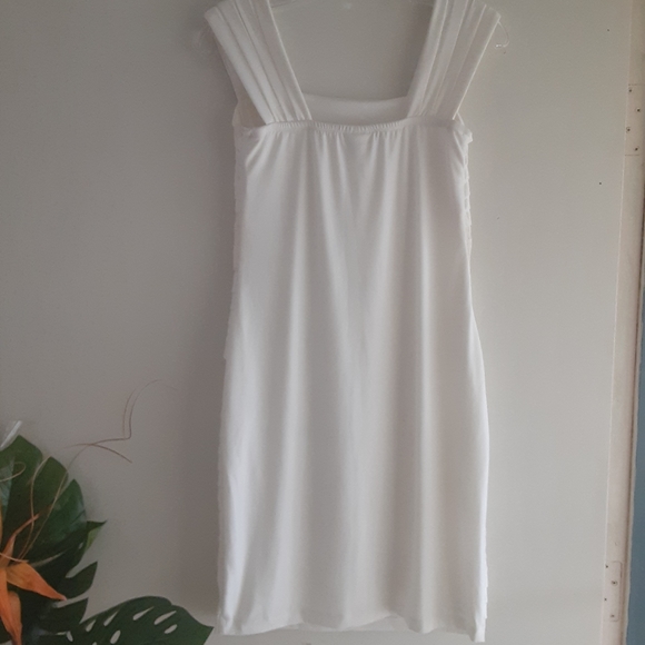 🌺 Enfocus Studio Sz 8 White Dress - Picture 9 of 10